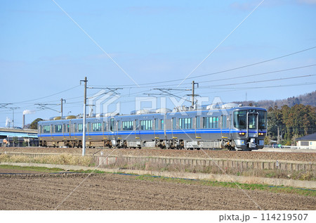 北陸本線　石動ー福岡　JR西日本　521系　G16+G01編成（金沢） 114219507