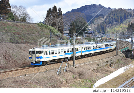 北陸本線　石動ー倶利伽羅　JR西日本　475系　A21編成（金沢） 114219518