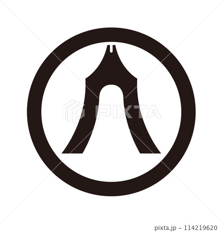 家紋　琴柱 114219620