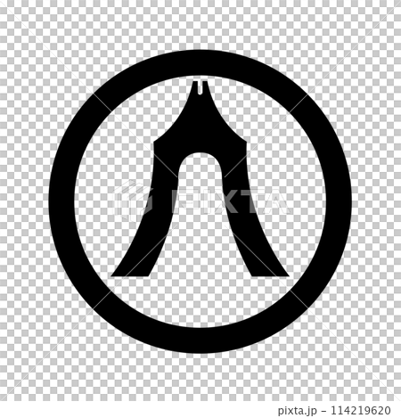 家紋　琴柱 114219620