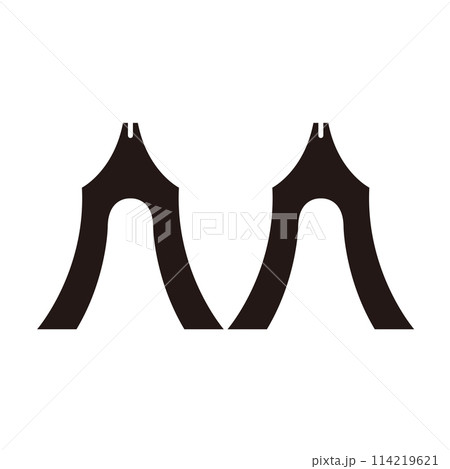 家紋　琴柱 114219621