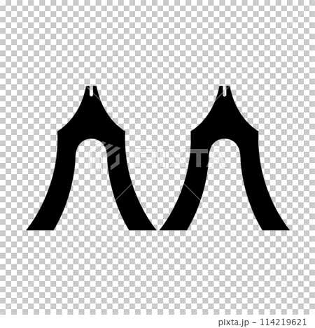 家紋　琴柱 114219621