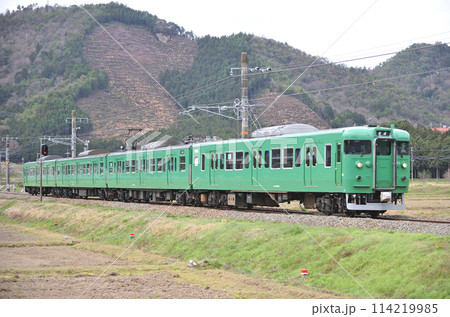 福知山線 市島ー黒井 JR西日本 113系 S34編成(宮原) 福知山線 市島ー黒井 JR西日本 113系 S34編成(宮原) 114219985