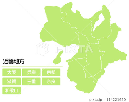シンプルな緑の近畿 シンプルな緑の近畿 114221620