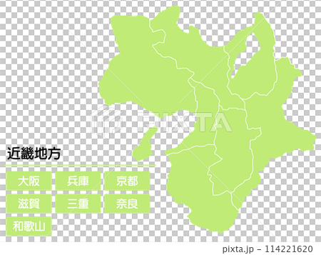 シンプルな緑の近畿 シンプルな緑の近畿 114221620