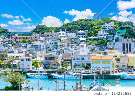 カラフルな住宅街 114221682