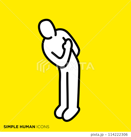 シンプルな人間のアイコンシリーズ,紳士な人 シンプルな人間のアイコンシリーズ,紳士な人 114222306