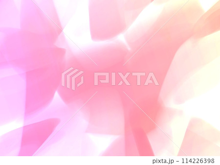 滑らかな透明感のあるピンクの抽象背景 滑らかな透明感のあるピンクの抽象背景 114226398