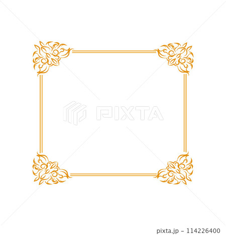 Golden rectangle frame invitation Golden rectangle frame invitation 114226400
