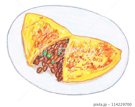 納豆オムレツ 114229700