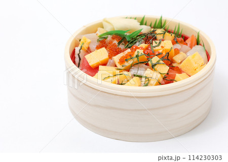 海鮮, 刺身, ネタ, 魚介類, 海鮮丼, 和食, 料理, 丼もの, 寿司, マグロ, サーモン 114230303