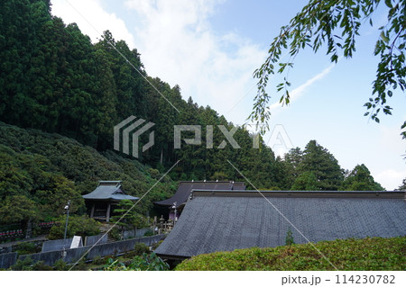 四国 お遍路 横峰寺の景色 四国 お遍路 横峰寺の景色 114230782