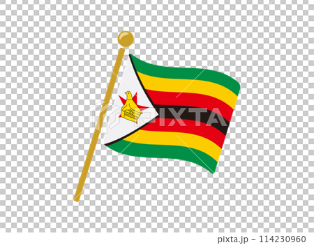Zimbabwe flag icon vector illustration 114230960