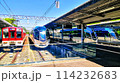 近鉄志摩線賢島駅に停車の在来線としまかぜ 114232683