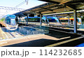 近鉄志摩線賢島駅に停車の特急電車 114232685