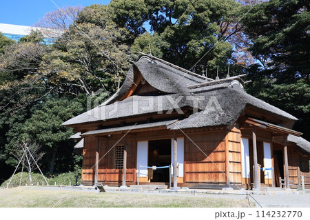 浜離宮庭園の鷹の御茶屋の建物 114232770