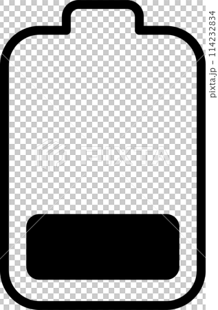 残量を表す電池のアイコン 114232834