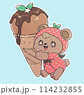 コーンチョコアイスくまちゃん 114232855