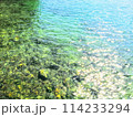 英虞湾のエメラルドグリーンの海の色 114233294