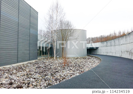 絶滅したアショロア化石などを収蔵する足寄動物化石博物館（北海道足寄町） 114234519