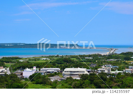 勝連半島 海中道路 勝連半島 海中道路 114235597