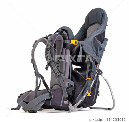 Baby carrier on white background 114235912