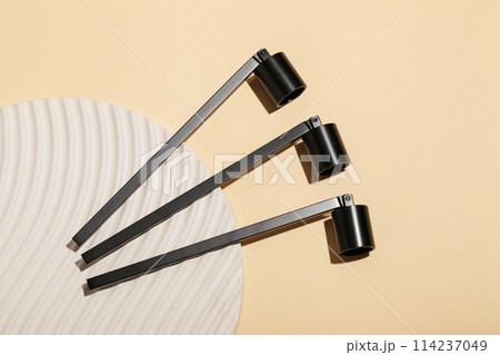 Candle Care, Black Stainless Steel Candle Extinguisher Snuffer Accessory, Put Out Candle Flame 114237049