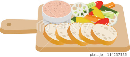 リエットと野菜のピクルス リエットと野菜のピクルス 114237586
