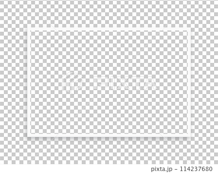 写真枠 横長 白線フレーム png 写真枠 横長 白線フレーム png 114237680