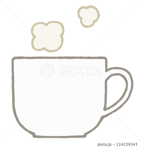 シンプルなカップのイラスト 114239343