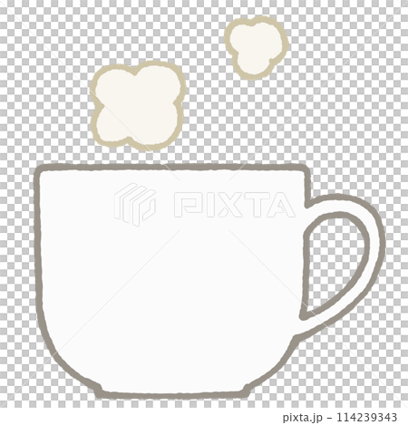 シンプルなカップのイラスト 114239343