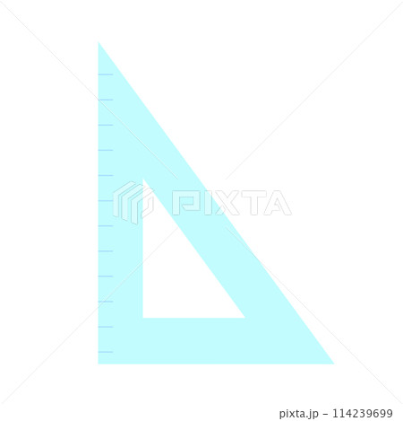 シンプルな三角定規 シンプルな三角定規 114239699
