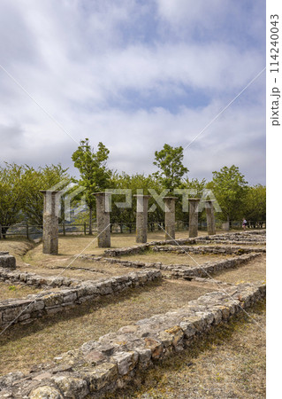 Juliobriga ruins - most important urban center in Roman Cantabria, site was traditionally identified with the ruins of Retortillo and district of Villafria, in the municipality of Campoo de Enmedio, 114240043