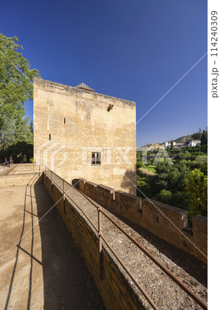 Alhambra, Generalife and Albayzin (Generalife y Albaicin de Granada), UNESCO site, Granada, Andalusia, Spain 114240309