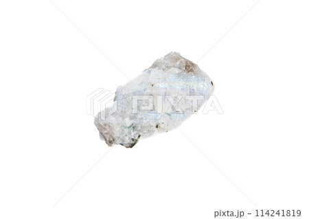 natural moonstone rough gem stone on the white background natural moonstone rough gem stone on the white background 114241819