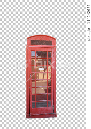 Old Telephone booth in Valletta, Malta. 114242683