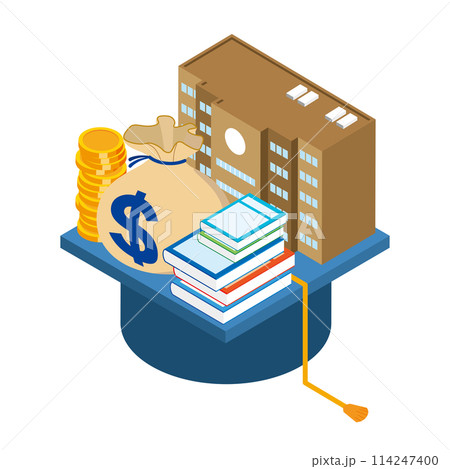 教育費や学費のイメージイラスト 114247400