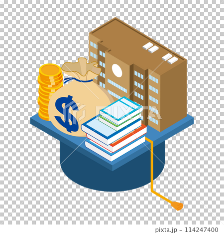 教育費や学費のイメージイラスト 114247400