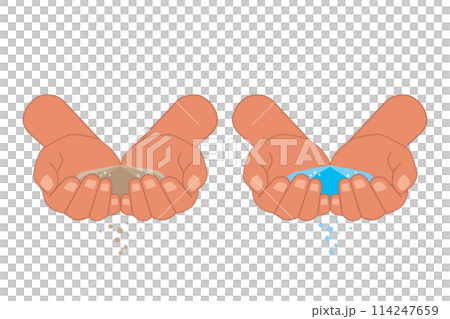 Water sanitation illustration 114247659