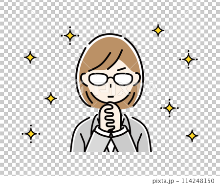 Business woman praying Business woman praying 114248150
