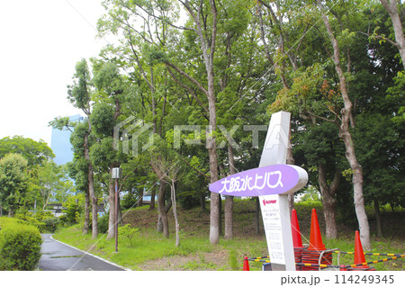 大阪水上バス・乗り場・導入路/大阪府大阪市中央区大阪城 大阪水上バス・乗り場・導入路/大阪府大阪市中央区大阪城 114249345