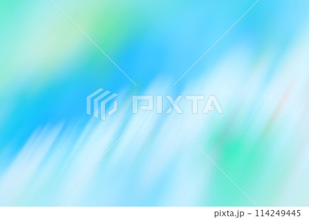 青色系の流れるようなライン背景　グラデーション 114249445