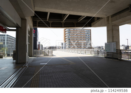 TX柏たなか駅の西側風景<2024年4月> TX柏たなか駅の西側風景<2024年4月> 114249586