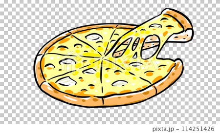 披薩 quattro 起司 114251426