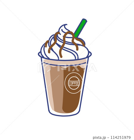 フラペチーノ、飲み物 114251979
