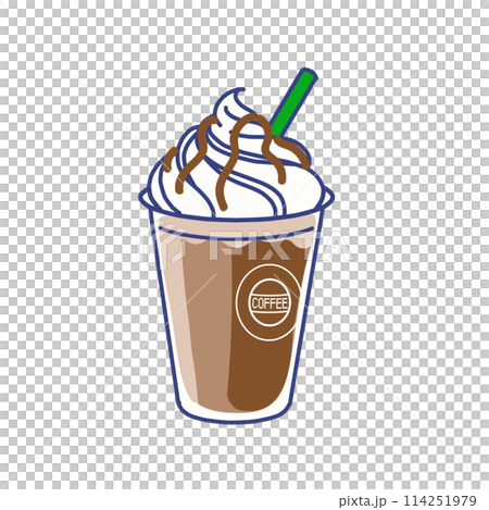 フラペチーノ、飲み物 114251979