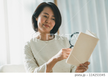 a forty-something woman a forty-something woman 114253345