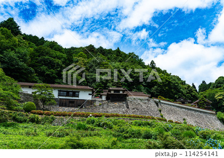 【日本遺産】吹屋にある豪邸の広兼邸の初夏の風景10　岡山県高梁市成羽町 114254141