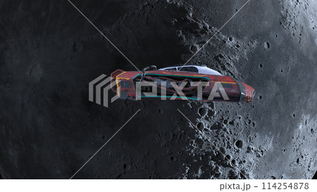 宇宙船と月 114254878