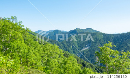 夏の燕岳登山(合戦尾根から餓鬼岳方面の眺め) 夏の燕岳登山(合戦尾根から餓鬼岳方面の眺め) 114256180
